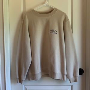 White Fox Essentials Club Oversized Sweatshirt